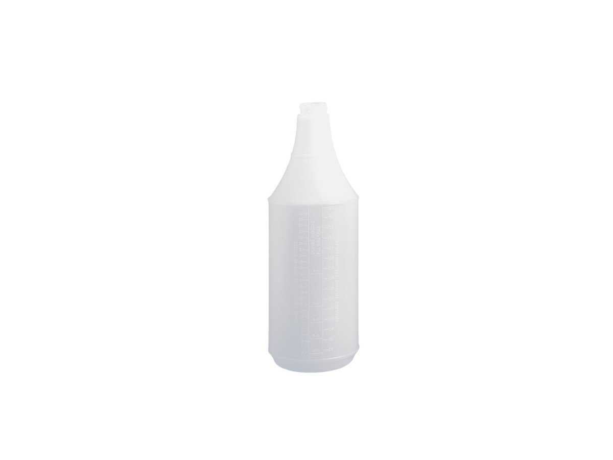 32 oz. Round Bottle with a Tapered Neck - Cleaning Supplies